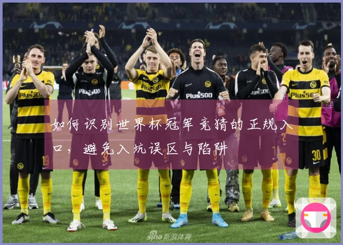 如何识别世界杯冠军竞猜的正规入口，避免入坑误区与陷阱