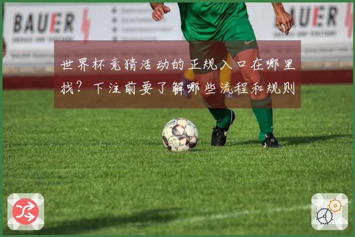世界杯竞猜活动的正规入口在哪里找？下注前要了解哪些流程和规则？